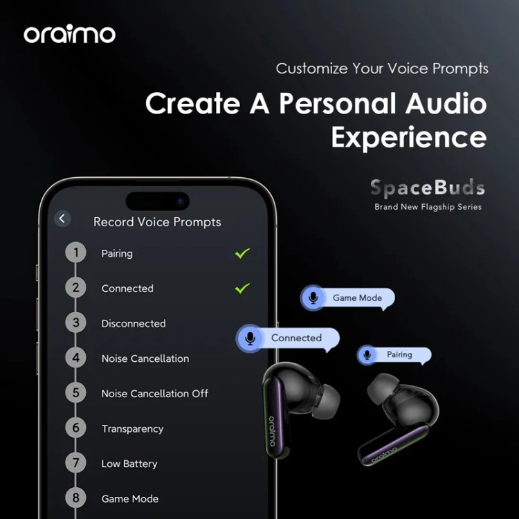 هندزفری بلوتوثی اورایمو SpaceBuds(630)