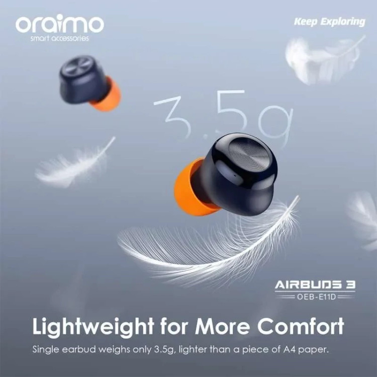 هندزفری بلوتوث اورایمو AirBuds3(E11D)