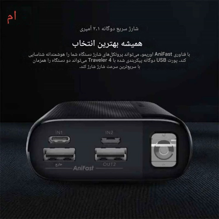 پاور بانک اورایمو 20000 مدل Slice Link (7204Q)(22.5W)
