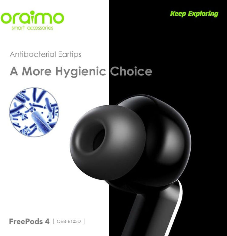 هدفون بی سیم اورایمو مدل FreePods 4 (E105D)