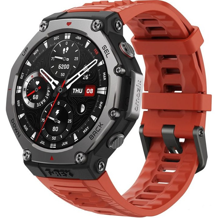 ساعت هوشمند شیائومی مدل Amazfit T-Rex 3 با نمایشگر AMOLED و بند سیلیکونی