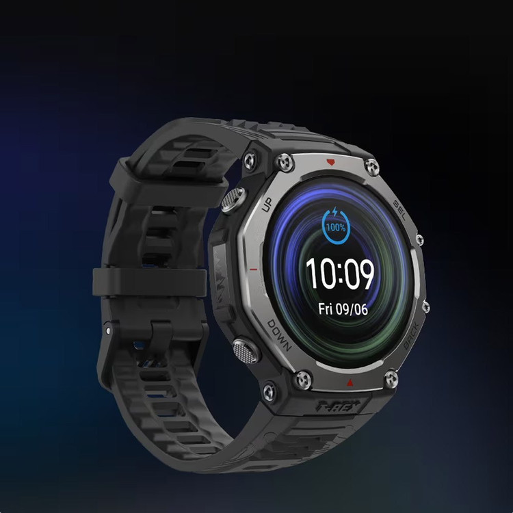 ساعت هوشمند شیائومی مدل Amazfit T-Rex 3 با نمایشگر AMOLED و بند سیلیکونی
