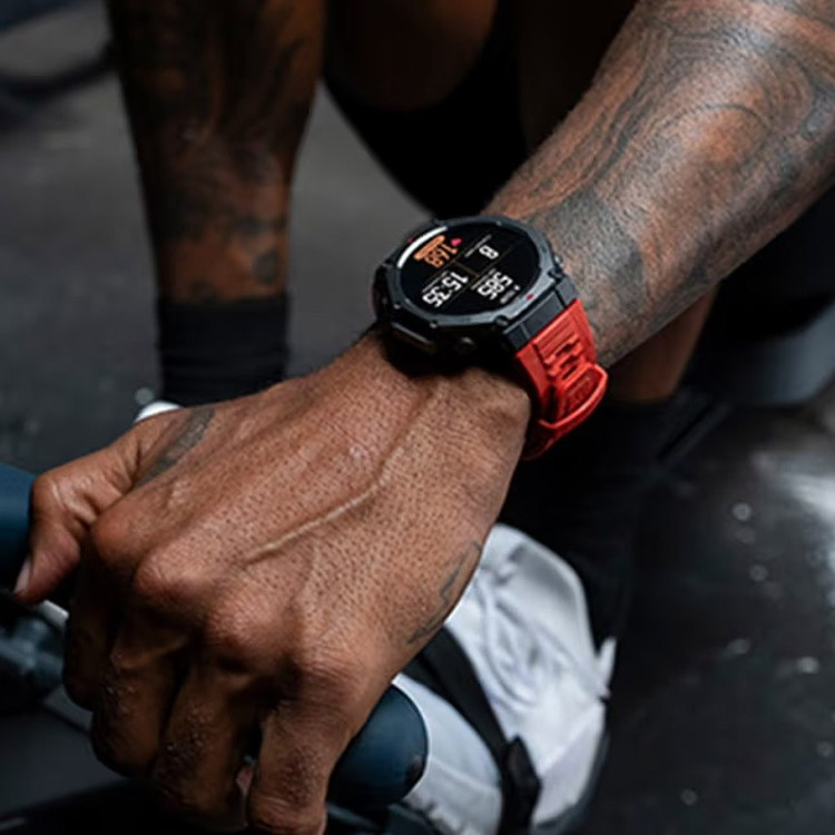 ساعت هوشمند شیائومی مدل Amazfit T-Rex 3 با نمایشگر AMOLED و بند سیلیکونی