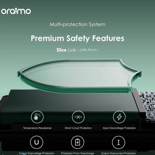 پاوربانک اورایمو مدل P5101 ظرفیت ۱۰ هزار میلی آمپر
