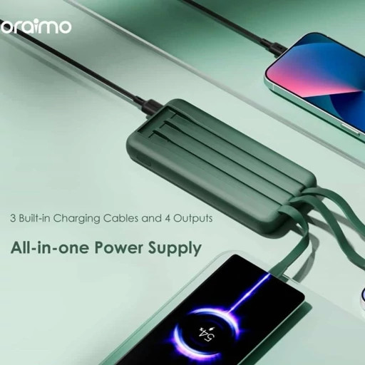 پاوربانک اورایمو مدل P5101 ظرفیت ۱۰ هزار میلی آمپر