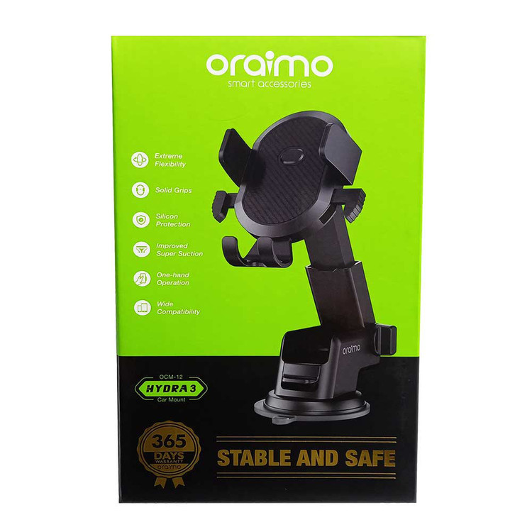 هولدر موبایل ماشینی اورایمو مدل Oraimo Car Phone Holder HYDRA 3