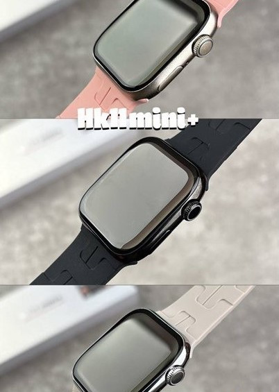 ساعت هوشمند اچ کا مدل HK11 Mini با بدنه آلومینیومی و بند سیلیکونی