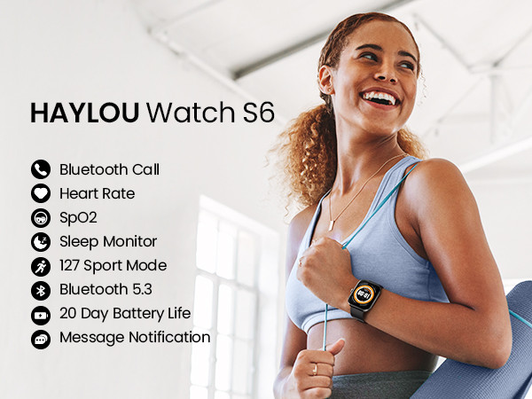 ساعت هوشمند هایلو مدل Watch S6