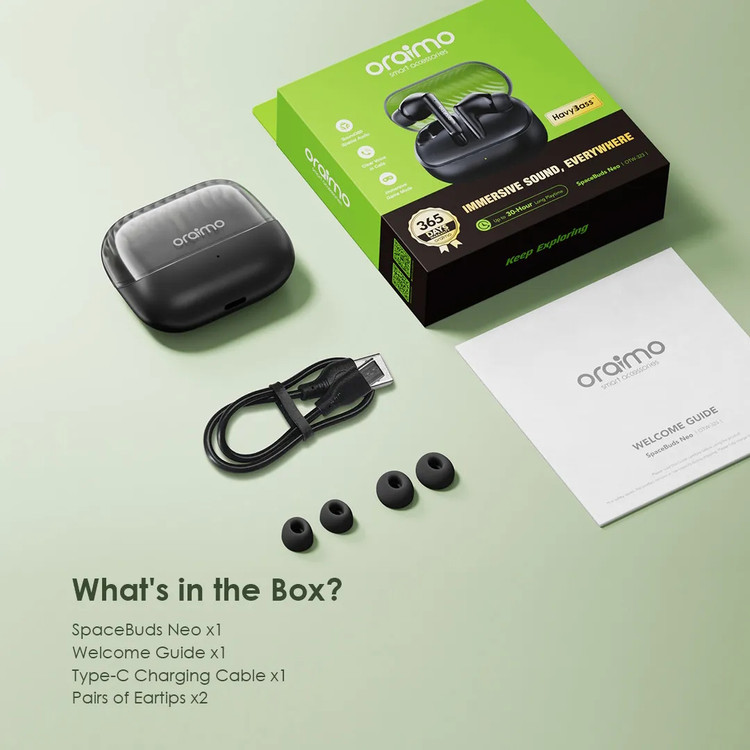 هدفون بی سیم اورایمو مدل Spacebuds Neo (OTW-323)