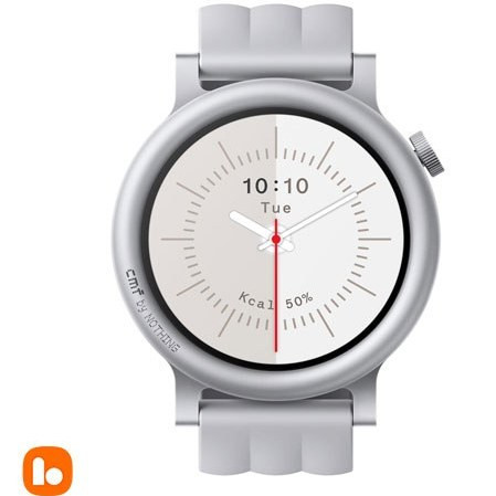 ساعت هوشمند ناتینگ CMF Watch 3 Pro با بدنه فلزی و بند سیلیکونی