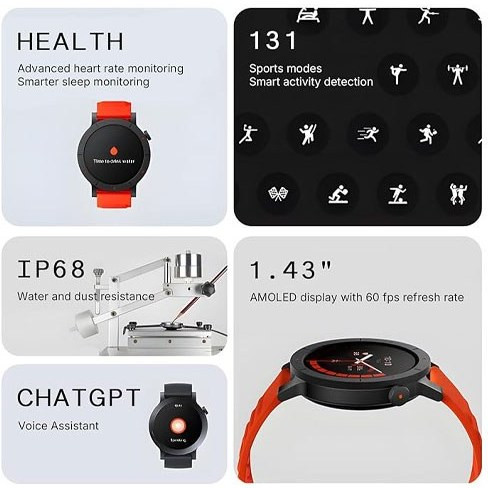 ساعت هوشمند ناتینگ CMF Watch 3 Pro با بدنه فلزی و بند سیلیکونی